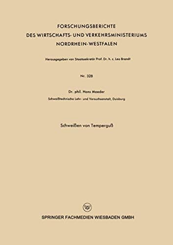 Schweißen von Temperguß
