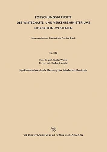 Spektralanalyse durch Messung des Interferenz-Kontrasts