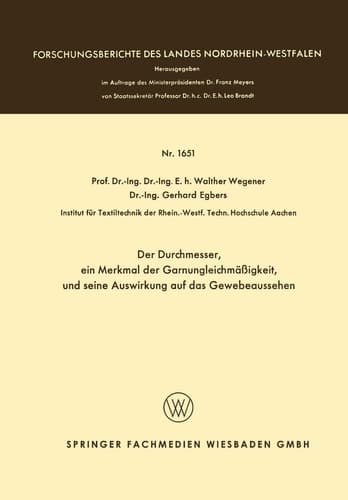 Der Durchmesser, ein Merkmal der Garnungleichmäßigkeit, und seine Auswirkung auf das Gewebeaussehen
