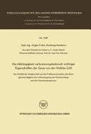 Die Abhängigkeit verbrennungstechnisch wichtiger Eigenschaften der Gase von der Wobbe-Zahl Der Einfluß der Wobbe-Zahl auf die Prüfbrennerzahlen, die Zündgeschwindigkeit, die Luftansaugung, die Flammenlänge und die Flammentemperatur