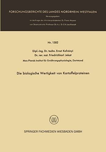 Die biologische Wertigkeit von Kartoffelproteinen