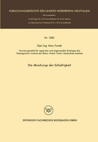 Die »Brechung« der Schiefrigkeit