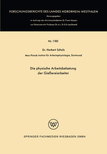 Die physische Arbeitsbelastung der Gießereiarbeiter