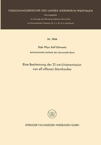 Eine Bestimmung der 21-cm-Linienemission von elf offenen Sternhaufen