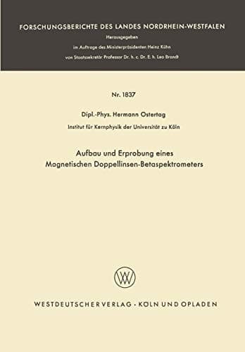 Aufbau und Erprobung eines Magnetischen Doppellinsen-Betaspektrometers