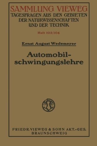Automobilschwingungslehre