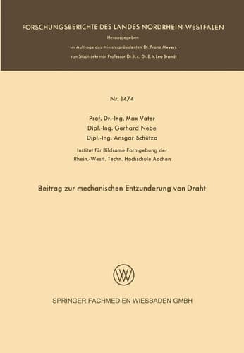 Beitrag zur mechanischen Entzunderung von Draht
