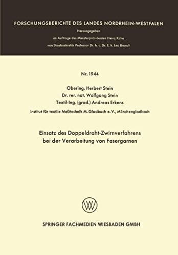 Einsatz des Doppeldraht-Zwirnverfahrens bei der Verarbeitung von Fasergarnen
