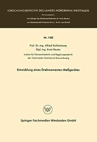 Entwicklung eines Drehmomenten-Meßgerätes