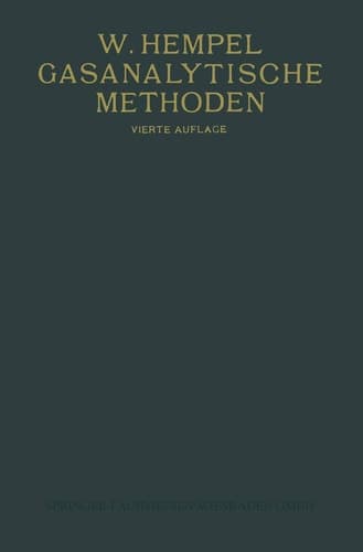 Gasanalytische Methoden (German Edition)