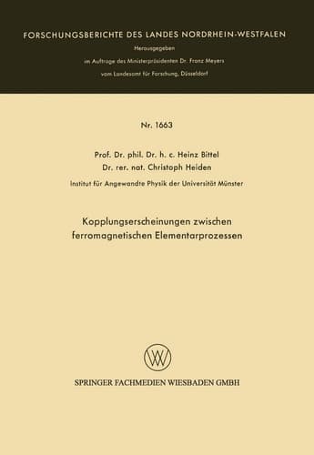 Kopplungserscheinungen zwischen ferromagnetischen Elementarprozessen