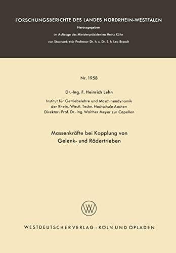 Massenkräfte bei Kopplung von Gelenk- und Rädertrieben