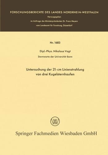 Untersuchung der 21-cm Linienstrahlung von drei Kugelsternhaufen