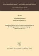 Untersuchungen an einer Versuchs-Muldenmangel zur Erreichung optimaler Betriebsbedingungen und Ws̃cheschonung