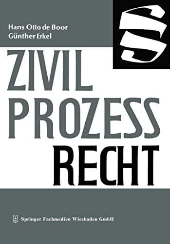 Zivilprozeßrecht (Die Wirtschaftswissenschaften, No. 12 = Lfg. 29) (German Edition)