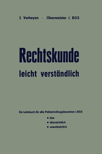 Rechtskunde — leicht verständlich