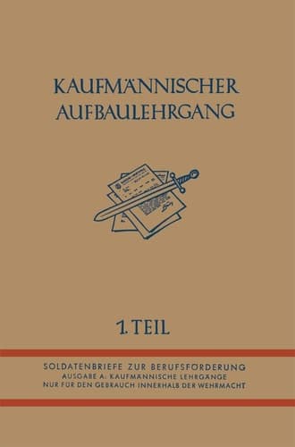 Kaufmännischer Aufbaulehrgang I. Teil
