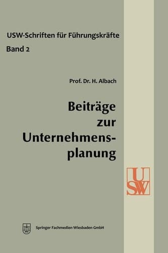 Beiträge zur Unternehmensplanung (German Edition)