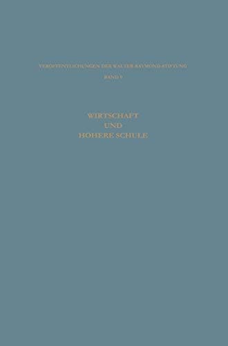 Wirtschaft und Höhere Schule