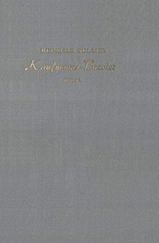 Kaufmanns-Brevier 2. Teil