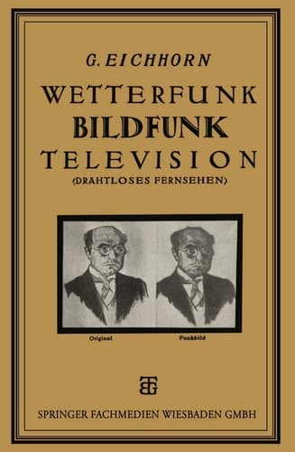 Wetterfunk, Bildfunk, Television: (Drahtloses Fernsehen) (German Edition)