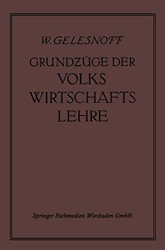 Grundzüge der Volkswirtschaftslehre