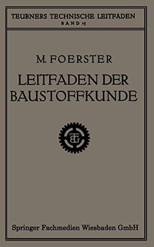 Leitfaden der Baustoffkunde