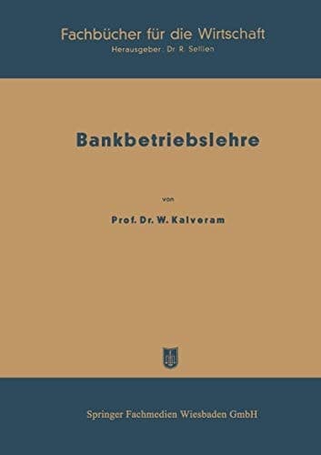 Bankbetriebslehre 1. Teil