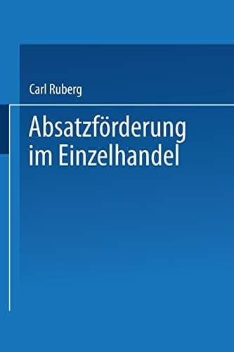 Absatzförderung im Einzelhandel Leistungssteigerung in Klein- und Mittelbetrieben