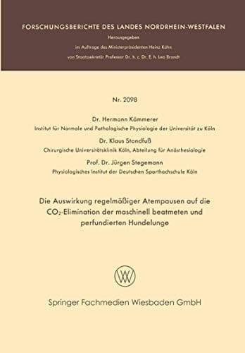 Die Auswirkung regelmäßiger Atempausen auf die CO2-Elimination der maschinell beatmeten und perfundierten Hundelunge