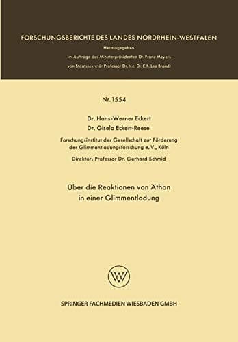 Über die Reaktionen von Äthan in einer Glimmentladung