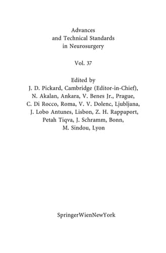 Advances and Technical Standards in Neurosurgery