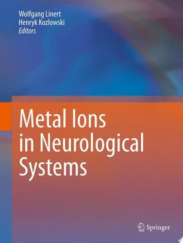 Metal Ions in Neurological Systems