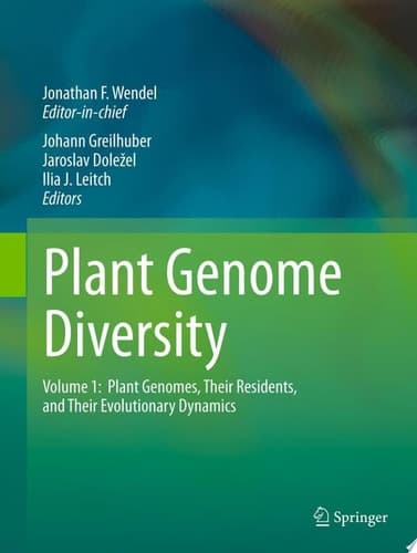 Plant Genome Diversity Volume 1 Plant Genomes, their Residents, and their Evolutionary Dynamics