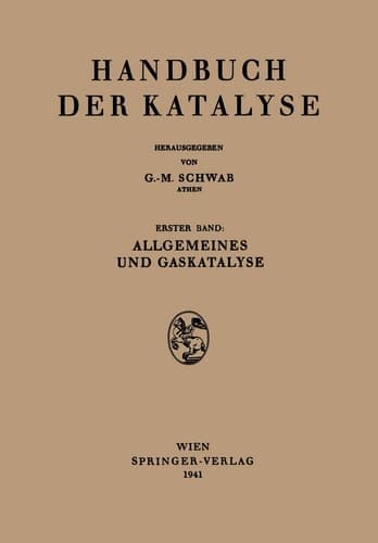 Allgemeines und Gaskatalyse