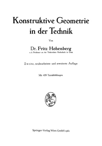 Konstruktive Geometrie in der Technik