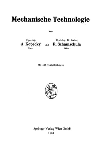 Mechanische Technologie