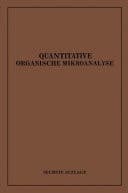 Quantitative Organische Mikroanalyse
