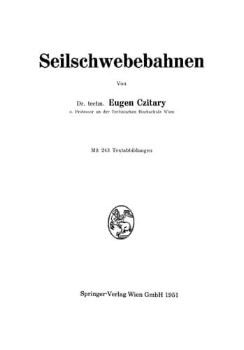 Seilschwebebahnen