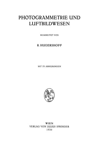 Photogrammetrie und Luftbildwesen