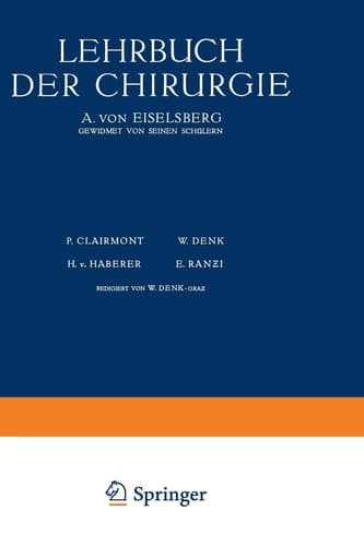 Lehrbuch der Chirurgie Erster Band