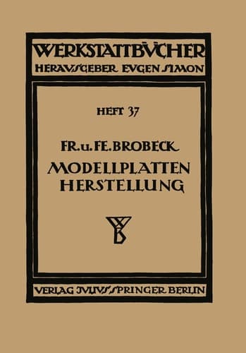Modell- und Modellplattenherstellung für die Maschinenformerei