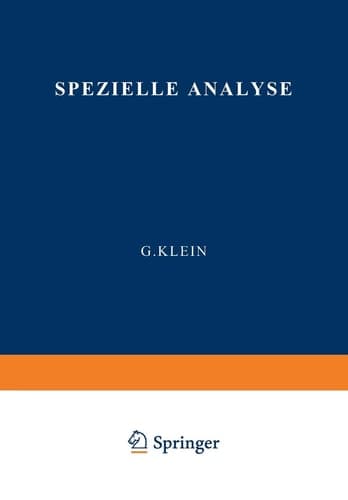 Spezielle Analyse Dritter Teil Organische Stoffe III Besondere Methoden Tabellen