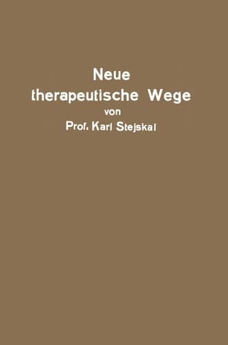 Neue therapeutische Wege Osmotherapie—Proteinkörpertherapie Kolloidtherapie