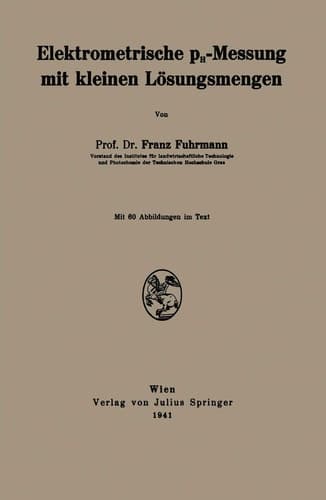 Elektrometrische pH-Messung mit kleinen Lösungsmengen