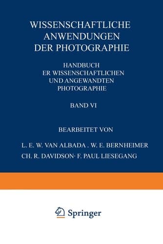 Wissenschaftliche Anwendungen der Photographie Erster Teil: Stereophotographie · Astrophotographie das Projektionswesen