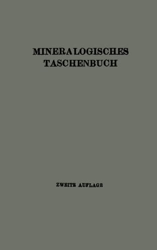 Mineralogisches Taschenbuch der Wiener Mineralogischen Gesellschaft