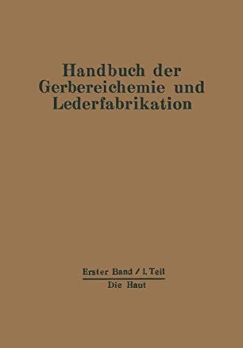 Die Haut Erster Band - Erster Teil