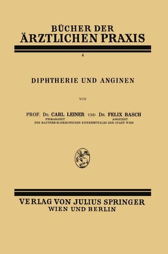 Diphtherie und Anginen Band 4