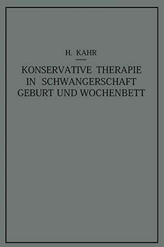 Konservative Therapie in Schwangerschaft, Geburt und Wochenbett
